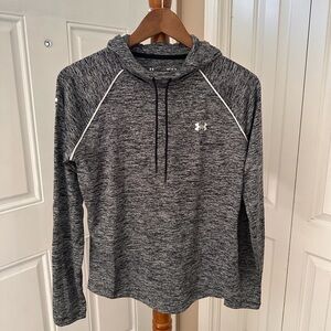 Under Armour Charcoal Pullover with White Accents
